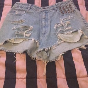 Customed Studded Talbots Shorts